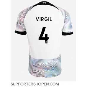 Liverpool Virgil van Dijk #4 Borta Matchtröja 2022-23 Kortärmad